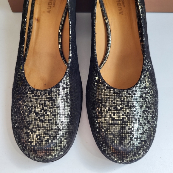Audley Metallic Leather Heels, 39.5 - Picture 8 of 16